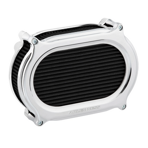 Arlen Ness 600-207 Chrome Stage 2 Oval Upgrade Air Filter 24-25 M8 Touring