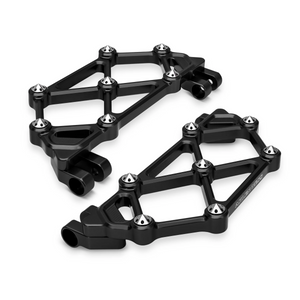 Arlen Ness 410-045 Black Diamond Mini Floorboards 99-25 FL Touring  Bagger