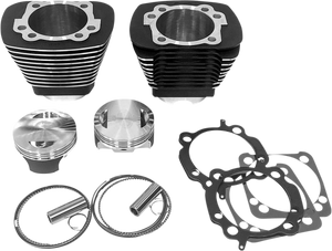 Revolution Performance RP201-411W Black  & HIghlighted 90" Cylinder Kit 883 91-19 Revolution Performance RP201-411W Black  & HIghlighted 90" Cylinder Kit 883 91-19