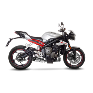 Leovince 14288EU LV ONE EVO for TRIUMPH STREET TRIPLE 765 S/SA2/R/R LRH/RS 2017 - 2019 Leovince 14288EU LV ONE EVO for TRIUMPH STREET TRIPLE 765 S/SA2/R/R LRH/RS 2017 - 2019