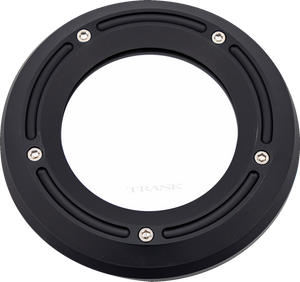 TRASK TM-0042MBK Matte Black w Clear Window Assault Derby Cover M8 Softail 18-25 TRASK TM-0042MBK Matte Black w Clear Window Assault Derby Cover M8 Softail 18-25