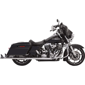 Bassani 1F17E36 Fishtail Slip-On Mufflers - Chrome - w/out Baffle - 36" - 95-'16 Touring Bassani 1F17E36 Fishtail Slip-On Mufflers - Chrome - w/out Baffle - 36" - 95-'16 Touring