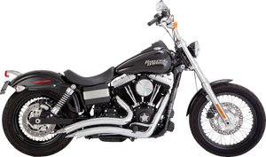 Vance 26081 Chrome Big Radius Dual Exhaust 06-09 Dyna Vance 26081 Chrome Big Radius Dual Exhaust 06-09 Dyna