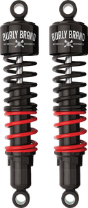 Burly B28-1256 Stiletto Shock  13" Black/Red Harley Touring 14-25 FL Burly B28-1256 Stiletto Shock  13" Black/Red Harley Touring 14-25 FL