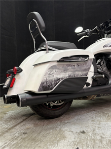 TAB Performance black 4.5 inch REDLINE Slip-on Exhaust Mufflers 211-2295-P2-P