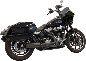 Bassani 1S78B 2:1 Black Full Exhaust 4" SuperBike Muffler M8 Softail 18-25 Bassani 1S78B 2:1 Black Full Exhaust 4" SuperBike Muffler M8 Softail 18-25