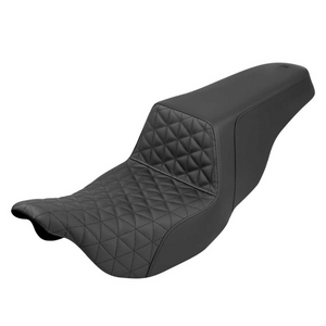 Saddlemen Extended Reach Step-Up Seat Tri-Gripper Black FLH FLT 08-24 Road Street Ultra Glide