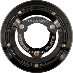 Trask Black Derby Cover Black Clutch Power Plate 17-25 FL Glide TM-0051-BK-bk Trask Black Derby Cover Black Clutch Power Plate 17-25 FL Glide TM-0051-BK-bk