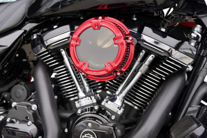 Arlen Ness Method Red Air Cleaner Filter kit 24-25 FL Glides & Softail 600-241 Arlen Ness Method Red Air Cleaner Filter kit 24-25 FL Glides & Softail 600-241