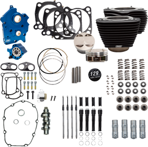 S&S 310-1226C 129" Power Pack Wrinkle Black 550 chain cam Oil cooled M8 S&S 310-1226C 129" Power Pack Wrinkle Black 550 chain cam Oil cooled M8