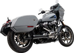 Trask TM-5054BK 2-into-1 2:1 Black Stainless SS Assault Exhaust 2025 25 Softail M8