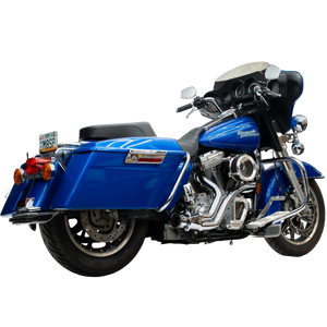 Trask TM-5745CH Chrome 2:1 BMF Exhaust 09-16 FL Touring Road & street & Ultra glide