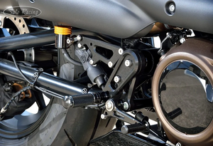 SATO Racing Rear sets Mid Mount Sportster S models 21-26 HD-SSTR22RS-BK