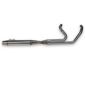 Sawicki 930-02044 Intimidator 2:1 Full Length Stainless full exhaust system welded end cap m8 bagger Road Street Ultra Glide fl 17-26