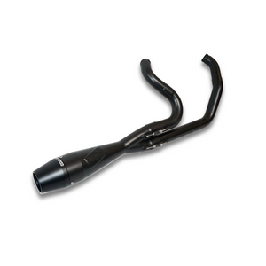 Sawicki 930-02073 Intimidator 2:1 Shorty Black / Billet Full Exhaust System Harley Davidson 25-26 FXLRST Low Rider ST Softail