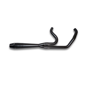 Sawicki 930-02085 Intimidator 2:1 Mid-Length Black / Billet Full Exhaust Harley Davidson 25-26 FXLRST Low Rider ST Softail