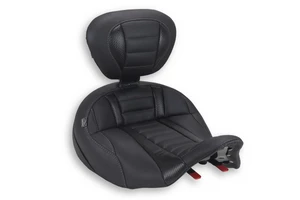 Mustang 89406GM Deluxe Touring Solo Seat & Backrest
Gun Metal Stitching stitch 
Harley Davidson Road Street Glide 24-26