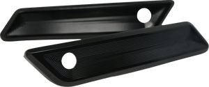 Kodlin K59493 Vektor Saddlebag Latch Covers Gloss Black 
Harley Davidson Road Street Glide & CVO 23-26