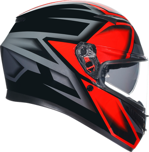 AGV 2118381004009S K3 Compound Helmet - Compound Black/Red Small