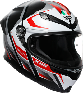 AGV 2118395002-025-XXL K6 S Karve Helmet - Karve Matte Black/White/Red 2XL