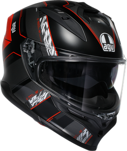 AGV 2118399004-008-XL K7 Kyber Helmet - Kyber Matte Black/Red XL