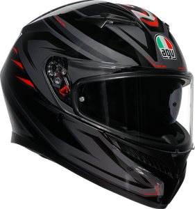 AGV 2118381004-021-XXL K3 Syth Helmet - Syth Black/Red 2XL
