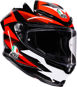 AGV 2118395016-029-XL K6 S Braven Helmet - Braven Black/Red/White XL