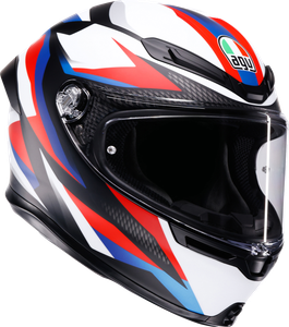 AGV 2118395016-028-XXL K6 S Timewarp Helmet - Timewarp Matte Black/Red/Blue 2XL