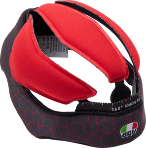 AGV 20KIT60303001XL Pista GP RR Helmet Liner - Black/Red XL