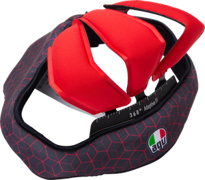 AGV 2018500055606S Pista GP RR Helmet Liner - Black/Red Small