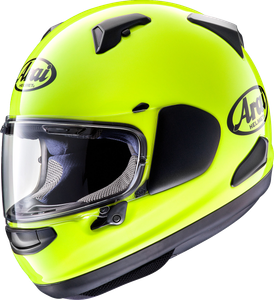 ARAI HELMETS 0101-15731 Quantum-X Solid Helmet - Fluorescent Yellow Small