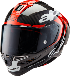 ALPINESTARS 8200324-1363-XS Supertech R10 Element Helmet - Element Carbon/Red/White XS