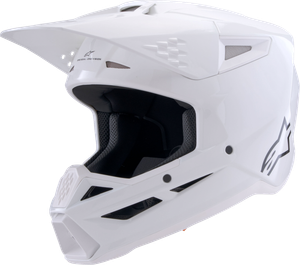 ALPINESTARS 8300326-2180-M SM3 Solid Helmet - Solid Gloss White Medium