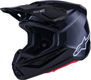 ALPINESTARS 8301426-1180-S SM7 Solid Helmet - Solid Gloss Black Small