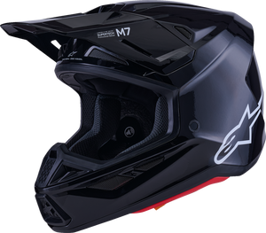 ALPINESTARS 8301426-1180-XXL SM7 Solid Helmet - Solid Gloss Black 2XL