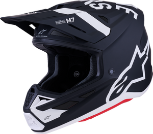 ALPINESTARS 8302226-1121-S SM7 Dasher Helmet - Dasher Matte Black/White Small