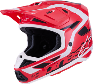 ALPINESTARS 8302426-3139-L SM7 Deed Helmet - Deed Gloss Red/Black/White Large