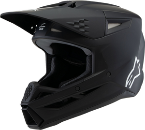 ALPINESTARS 8302225-110-YL Youth SM3 Solid Helmet - Solid Matte Black Large