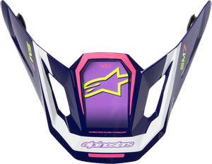 ALPINESTARS 8981326-3142-OS SM7 Helmet 22.06 ECE Visor - Deed ECE 22.06 Purple/Pink