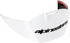 ALPINESTARS 8951724-0217 Supertech R10 Helmet Race Spoiler - Race Solid Gloss White