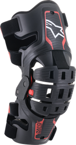 ALPINESTARS 6540520-13 Youth Bionic 5S Knee Braces - Black/Red