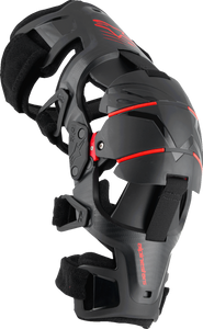 ALPINESTARS 6501725-13-SM RK-1 Plasma Knee Braces - Black/Red S/M