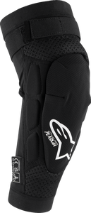 ALPINESTARS 6540226-132-LXL Youth Bionic Plasma Knee Guards - Black/White L/XL