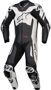 ALPINESTARS 3150225-1231-62 GP Plus v4 Sprint 1-Piece Leather Suit - Black/Red Fluo/White US 52 / EU 62
