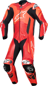 ALPINESTARS 3150225-3087-60 GP Plus v4 Sprint 1-Piece Leather Suit - Red Fluo/Mid Red/White US 50 / EU 60