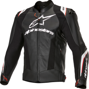 ALPINESTARS 3100325-12-54 Missile v3 Ignition Leather Jacket - Black/White US 44 / EU 54