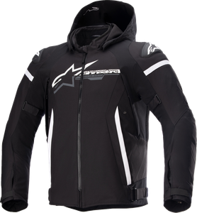 ALPINESTARS 3206423-12-XL Zaca Waterproof Jacket - Black/White XL