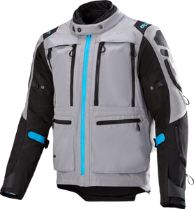 ALPINESTARS 3204423-9117-3X Ardent 3in1 Adventure Touring Jacket - Gray/Black/Blue 3XL