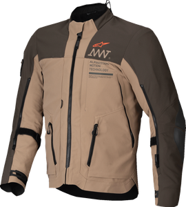 ALPINESTARS 3200425-8018-4XL AMT-8 Stretch Drystar® XF Jacket - Dark Brown/Dark Khaki 4XL