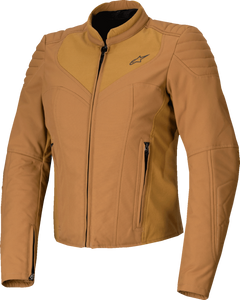 ALPINESTARS 3210425-8021-L Stella Isla WR Jacket - Utility Brown/Light Gold Large